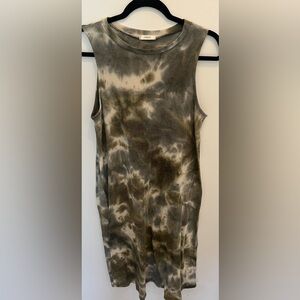 Clad and Cloth- Cherish Tie-Dye Sleeveless Dress